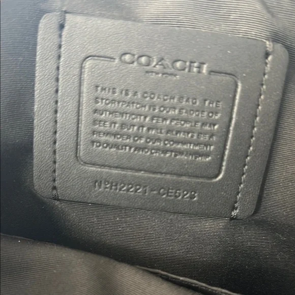 Coach Gray and Black Backpack - Picture 3 of 4